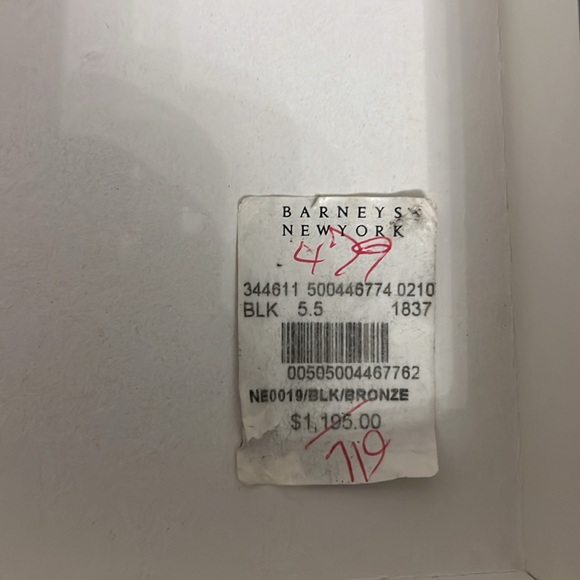 Giuseppe Zanotti x Balmain black suede heel Size 5.5 - Picture 9 of 10